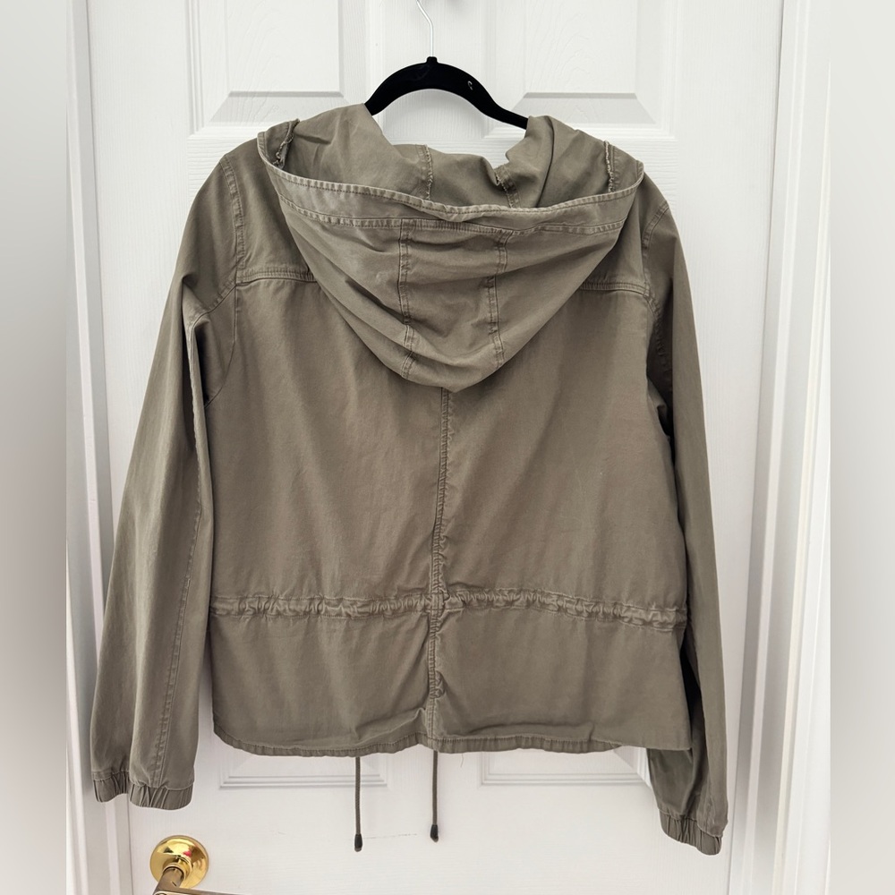 Lightweight Utility Jacket with zipper pockets.